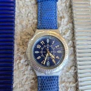 Swatch Irony Scuba YDS4000 Superblu 1996 +2 bands